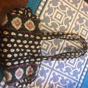 Vera Bradley Classic Black & Red Paisley Bag